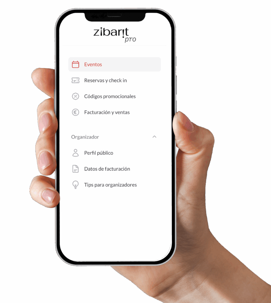 Zibarit Pro plataforma para organizar y vender experiencias gastronómicas eventos premium exclusivos